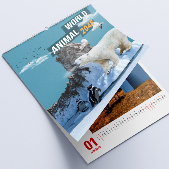 Vertical Wall Calendar